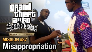 GTA San Andreas Definitive Edition  Mission 87  Misappropriation [upl. by Ainwat]