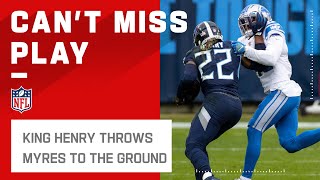 Derrick Henry Just Doing That Stiff Arm Thing Again [upl. by Cappella305]