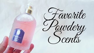 MY FAVORITE POWDERY FRAGRANCES  From My Perfume Collection [upl. by Nodgnal]