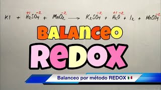 Balanceo Método REDOX paso a paso [upl. by Manas]