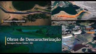 Obras de Descaracterização da Vale na Barragem Pontal em Itabira AtilaLemosreporter [upl. by Enelyw]