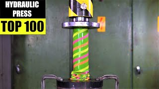 Top 100 Best Hydraulic Press Moments VOL 2  Satisfying Crushing Compilation [upl. by Esdras]