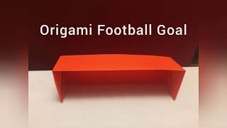 Origami Football Goal Post EASY [upl. by Kellene]