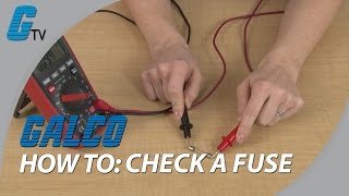 How to Check a Fuse by Testing it with a Multimeter [upl. by Desirea]