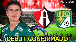 ATLAS VS LEON en VIVO ¡DEBUT DE JAMES [upl. by Freed]