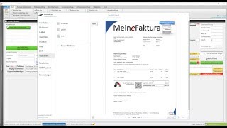 Rechnung schreiben mit MeineFaktura Rechnungsprogramm [upl. by Ynffit]