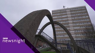 Where are Englands asylum seekers living  BBC Newsnight [upl. by Lahcym]