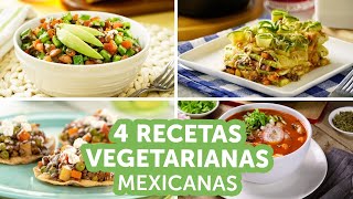 4 recetas vegetarianas mexicanas  Kiwilimón [upl. by Prudence]