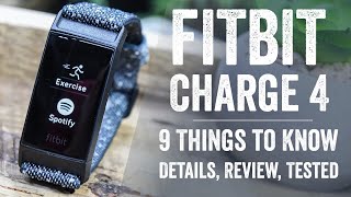 Fitbit Charge 4 Review 9 New Things To Know [upl. by Hubey852]