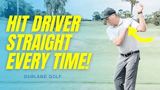 GOLF TIP  How To Hit A DRIVER STRAIGHT EVERY TIME [upl. by Sager699]