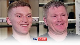 EXCLUSIVE Campbell Hattons first sitdown interview before pro debut  With Ricky Hatton [upl. by Yenaled]