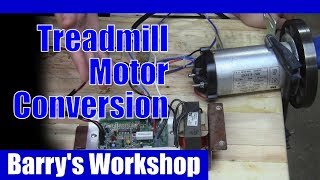 Simple Variable Speed Treadmill Motor Electrical Conversion [upl. by Yesdnik843]