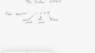 The Fisher Effect Expected Inflation and Borrowers and Lenders [upl. by Idnarb]