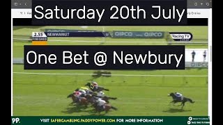 One Bet At Newbury For Saturday [upl. by Anwahsiek143]