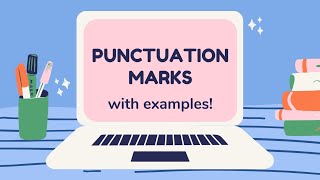 Punctuation Marks with examples [upl. by Aehcim]