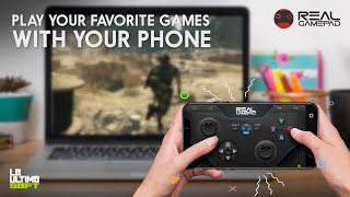 RealGamepad  PROMO  Turn your phone into a gamepad [upl. by Euridice]