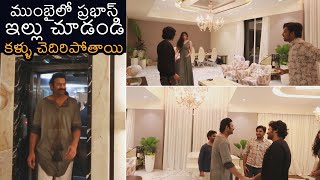 MIND BLOCKING VIDEO Darling Prabhas House In Mumbai  News Buzz [upl. by Lord922]