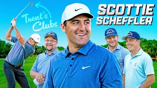 Can Scottie Scheffler Beat Us Using Trent’s Clubs [upl. by Winser]