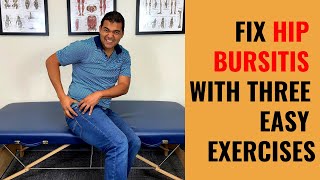 Top 3 Exercises For Trochanteric Hip Bursitis [upl. by Romo]