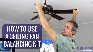 How To Use A Ceiling Fan Balancing Kit [upl. by Lidstone223]