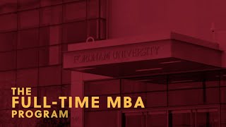 The Gabelli Schools FullTime MBA Program [upl. by Annanhoj939]