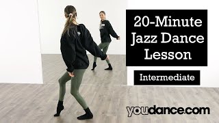 Jazz Dance Tutorial Intermediate  Levitating  YouDancecom [upl. by Ennazzus9]