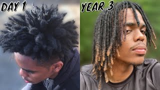 My Dreadlock Journey  3 Years Transformation  Tips For Dreadlocks [upl. by Caraviello]