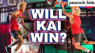 quotMohawk Ninjaquot Kai Beckstrand is Back on American Ninja Warrior  Universal Kids [upl. by Hairym]