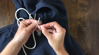 2 Minute Life Hack – Restring Your Hoodie [upl. by Frodi116]