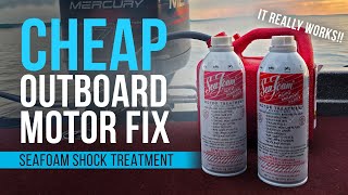 Seafoam Shock Treatment Cheap Outboard Motor Fix [upl. by Koren]