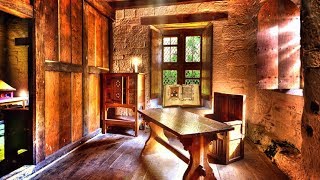 AmbienceASMR Medieval Monastery Scribes Chamber amp Gregorian Chant 4 Hours [upl. by Nayra594]