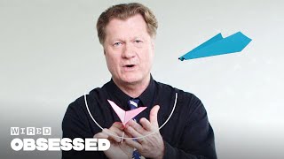 How This Guy Folds and Flies World Record Paper Airplanes  WIRED [upl. by Wiggins631]