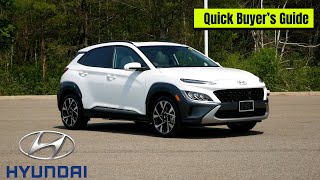 5 Things You Should Know About The 2022 Hyundai Kona  Quick Buyers Guide [upl. by Aitsirhc]