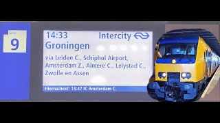 Cabinerit Intercity Den Haag Centraal  Groningen [upl. by Grose]