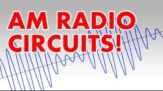 Amplitude Modulation tutorial and AM radio transmitter circuit [upl. by Hibben]