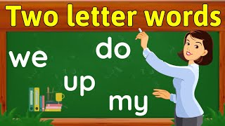 Two letter words  Two letter word reading  Sight words for kids  Sight words  Reading for kids [upl. by Bergman]