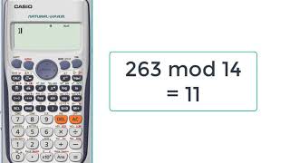 Calculate mod the Remainder using calculator with one step  991ES [upl. by Hendrika]