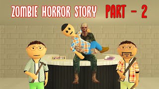 Gulli Bulli Aur Zombies Part 2  Zombie Horror Story  Make Joke Factory [upl. by Hau]