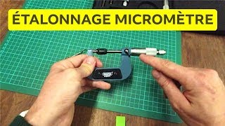 ETALONNAGE MICROMETRE PALMER [upl. by Sorvats371]