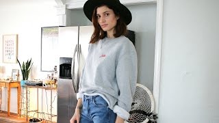 DIY Reconstruct and Style an Oversized Sweatshirt [upl. by Jonna346]