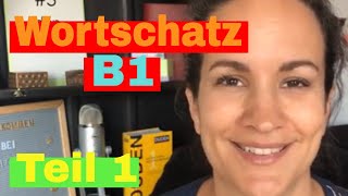 🇩🇪 Wortschatz B1  Teil 1  Alle Wörter die du brauchst [upl. by Ecadnak]