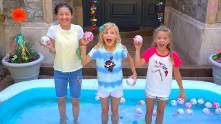 5 Surprise Pool Challenge with my FRIENDS Payton Delu [upl. by Quiteri]