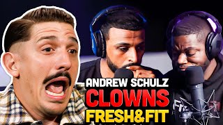 Andrew Schulz EMBARRASSED Fresh amp Fit w DJ Akademiks [upl. by Anitsrhc328]