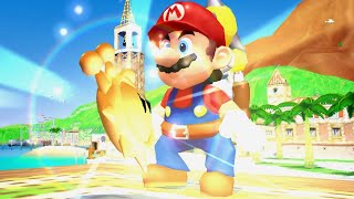 Super Mario Sunshine HD  All Delfino Plaza Shines [upl. by Swagerty]