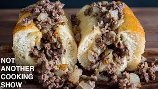 how to make a REAL PHILLY CHEESESTEAK at home [upl. by O'Dell]