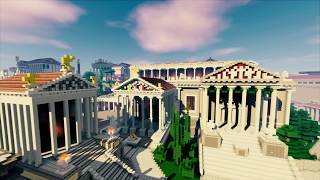 ANCIENT ROME in Minecraft  Trailer for Roma Antiqua 320 AD [upl. by Acessej]