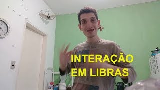 Sinal de INTERAÇÃO em LIBRAS [upl. by Fulton]