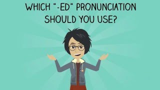 Pronunciation Past Tense Regular Verbs ed [upl. by Nesline]