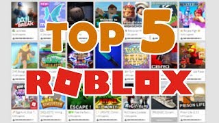 LOS MEJORES JUEGOS de ROBLOX  TOP 5 [upl. by Ysdnyl635]