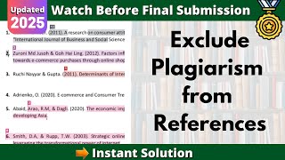 Remove plagiarism from References  Bibliography [upl. by Osman]